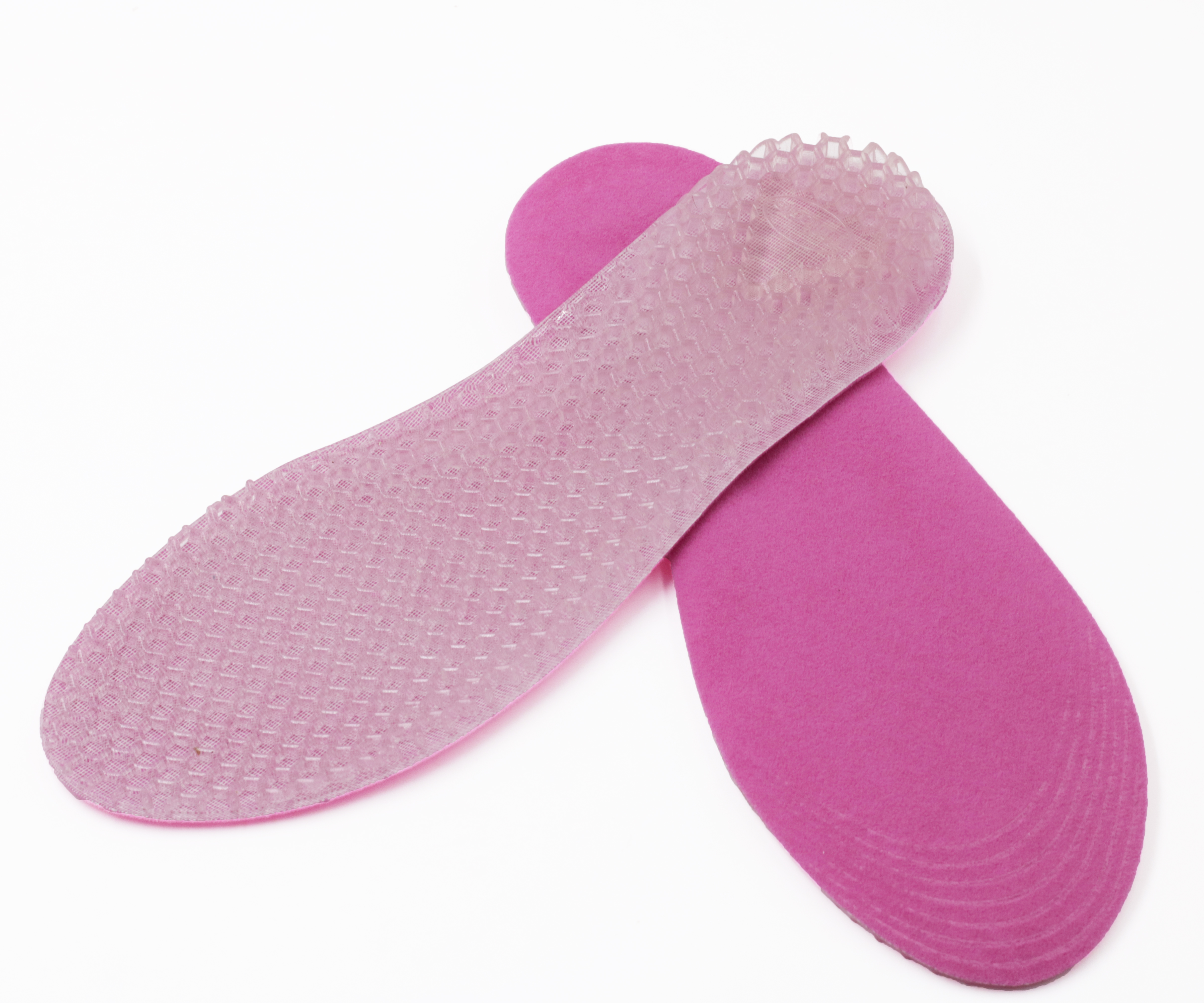 FM-301 Cuttable Adjustable Foot Massage Sports Honeycomb Design Gel Insoles for Foot Pain Relief 