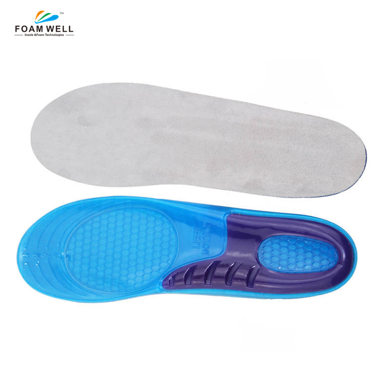 FM-81 Flat Feet Plantar Sport Shoes Insoles with Arch Support for Men Women Full Length Gel Shock Absorption Pain Relief Inserts