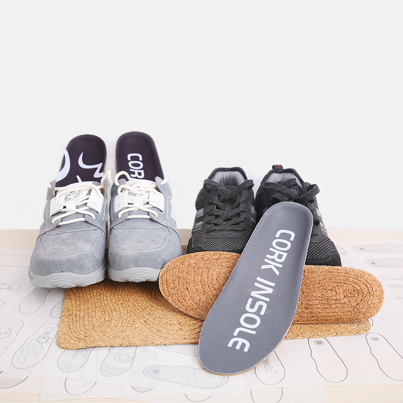 FM-601 Anti Fatigue Cork Insoles Wholesale High Quality Breathable Deodorization Arch Support Orthotic Insole of Shoes