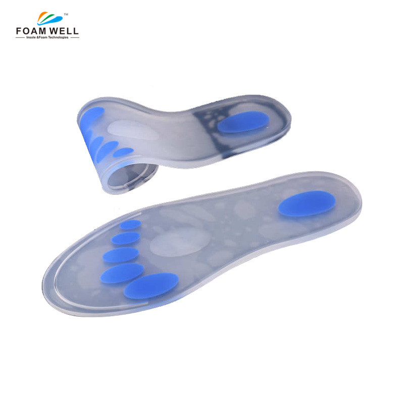 Silicone Gel Shoe Insole for Plantar Fasciitis